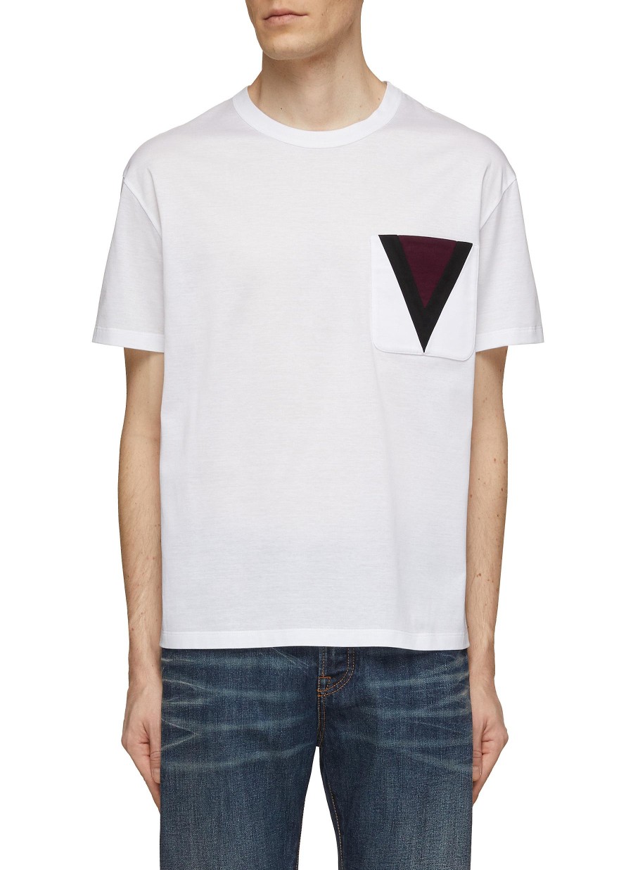 Men VALENTINO T-Shirts | Big V Pocket T-Shirt