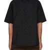 Men VALENTINO Shirts | V Monogram Short Sleeve Shirt