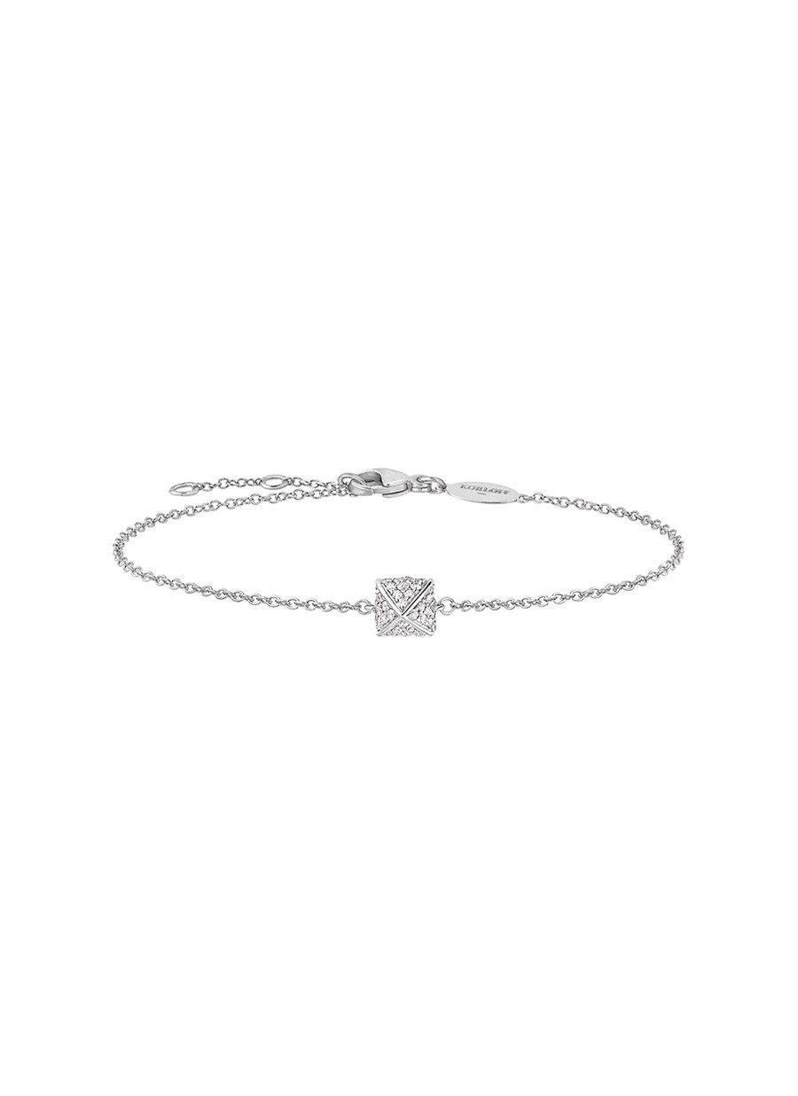 Women KORLOFF Fine Jewellery | Korlove 18K White Gold Diamond Bracelet