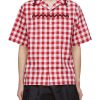 Men PRADA Shirts | Vichy' Cotton Button Up Shirt