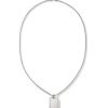 Women JOHN HARDY Fine Jewellery | Silver Dog Tag Pendant Chain Necklace — Size 22