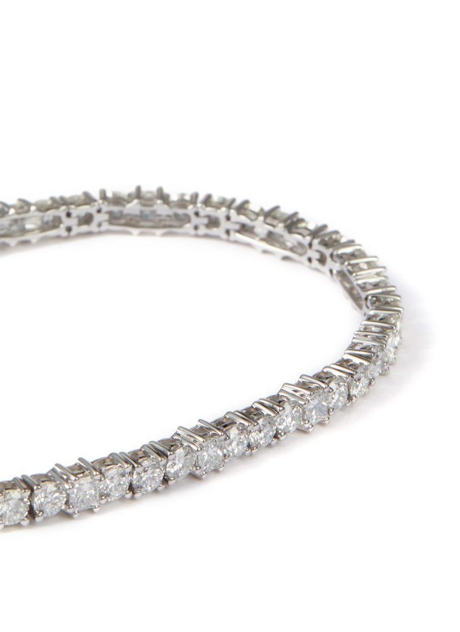 Women LC COLLECTION JEWELLERY Fine Jewellery | 18K White Gold Diamond Tennis Bracelet