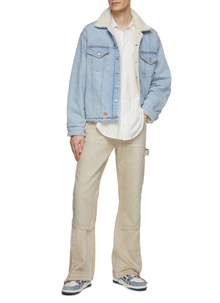 Men ERL Jackets | X Levi'S Sherpa Trucker Jacket