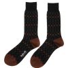 Men PANTHERELLA Socks | Wetton Abstract Check Long Ankle Socks