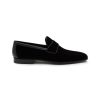 Men MAGNANNI Flats | Apron Toe Suede Penny Loafers