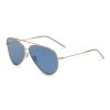 Women RAY BAN Eyewear | Double Bridge Metal Oval Sunglasses