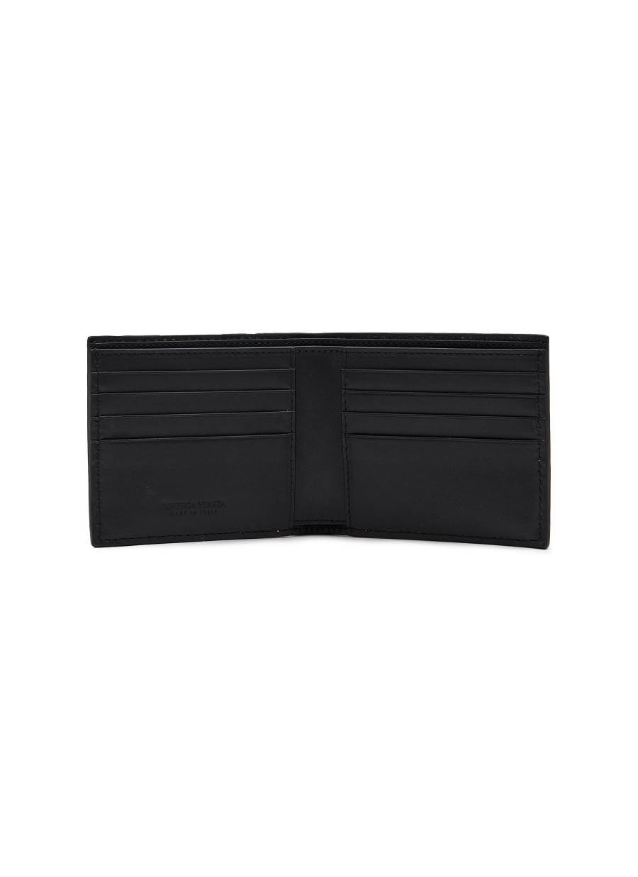 Men BOTTEGA VENETA Small Leather Goods | Intrecciato 15 Avenue Stitch Leather Bi-Fold Wallet