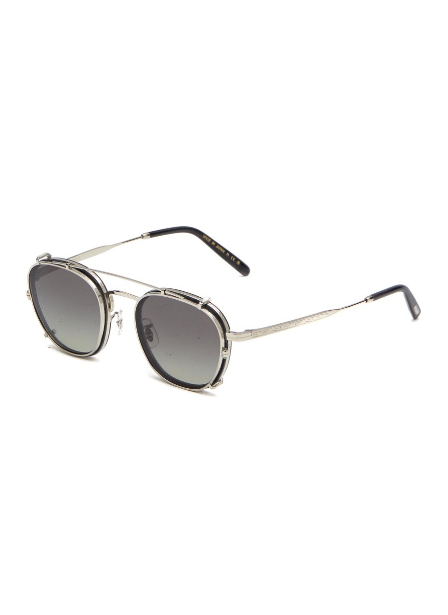 Men OLIVER PEOPLES ACCESSORIES Eyewear | Pillow Metal Round Sunglasses