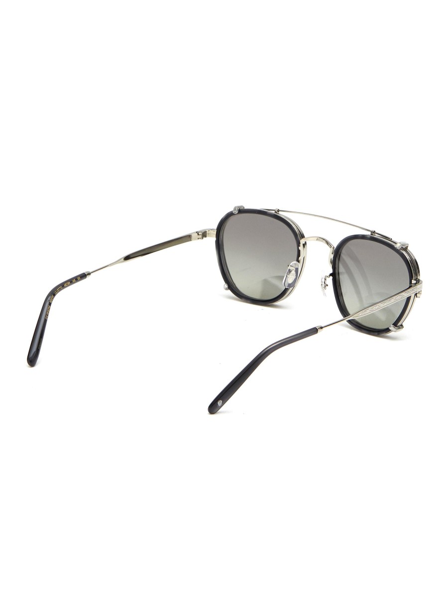 Men OLIVER PEOPLES ACCESSORIES Eyewear | Pillow Metal Round Sunglasses