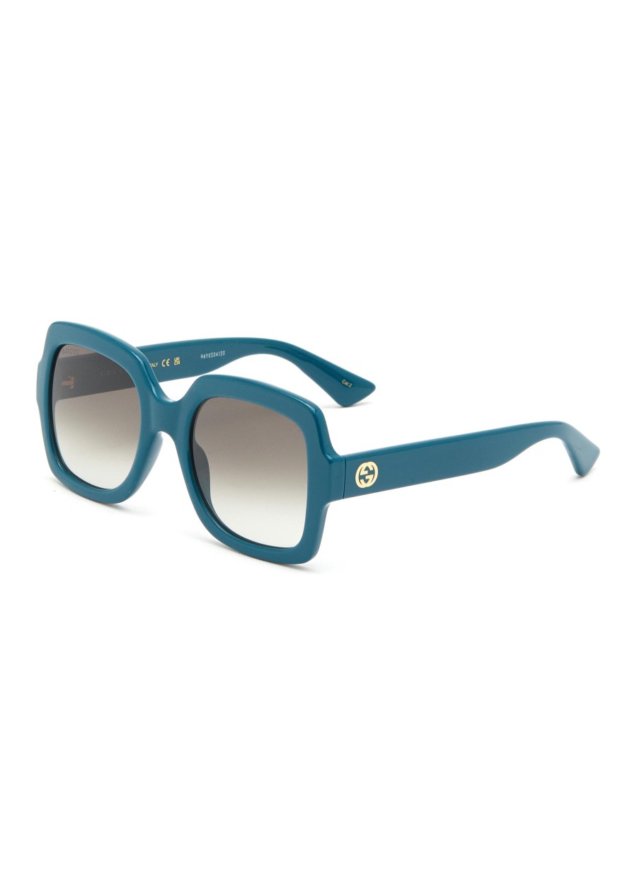 Women GUCCI Eyewear | Logo Acetate Square Sunglasses