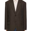 Men BOTTEGA VENETA Suits | Prince Of Wales Single Breasted Wool Blazer