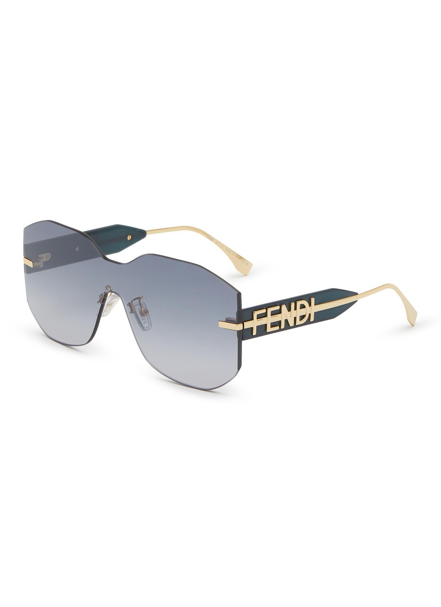 Women FENDI Eyewear | Fendigraphy Frameless Metal Sunglasses