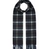 Men COLOMBO Scarves | Check Print Cashmere Scarf