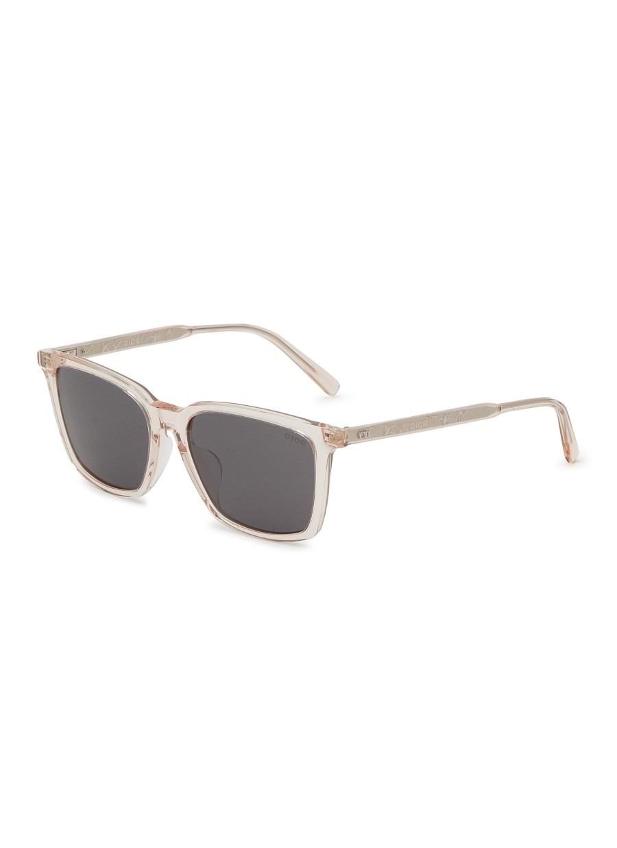 Men DIOR Eyewear | Indior S4F Square Acetate Sunglasses