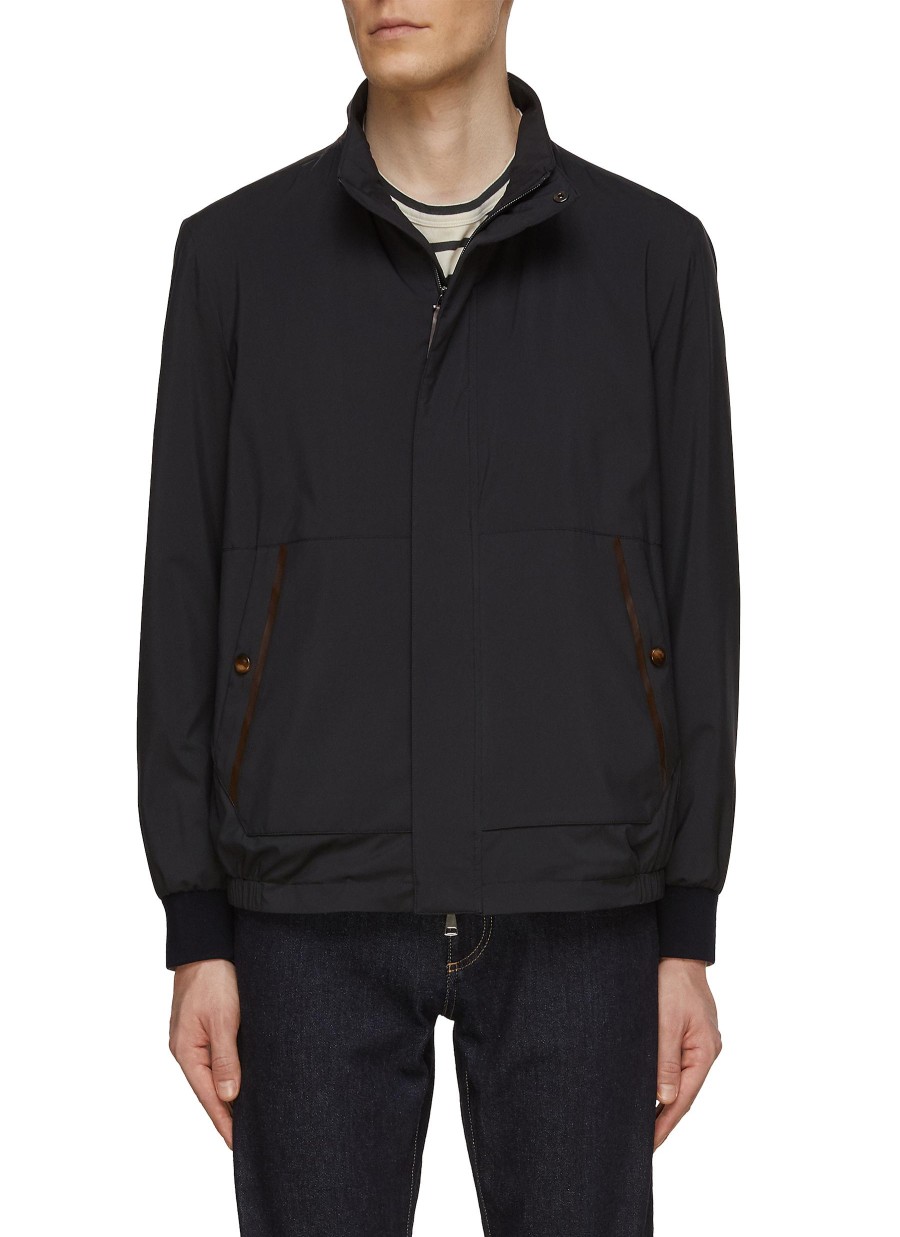 Men CANALI Jackets | Lightweight Waterproof Jacket