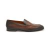 Men DOUCAL'S Flats | Ombre Effect Leather Loafers