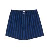 Men DEREK ROSE Underwear | Classic Woven Striped Cotton Boxer Shorts