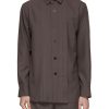 Men SACAI Shirts | Pleated Suiting Shirt