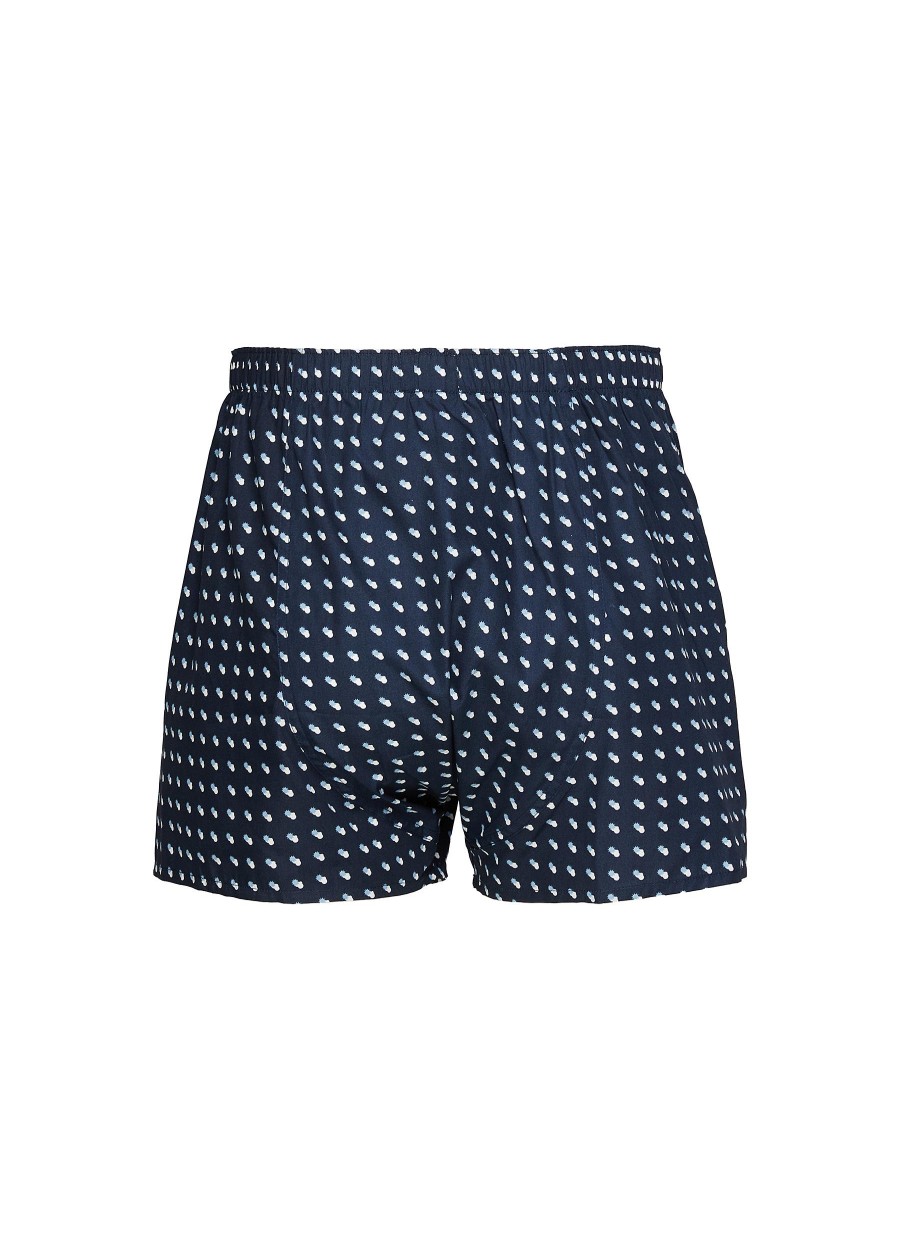 Men SUNSPEL Underwear | Sun & Cloud Print Cotton Boxer Shorts