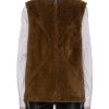 Women LOEWE Coats | Puzzle Shearling Vest