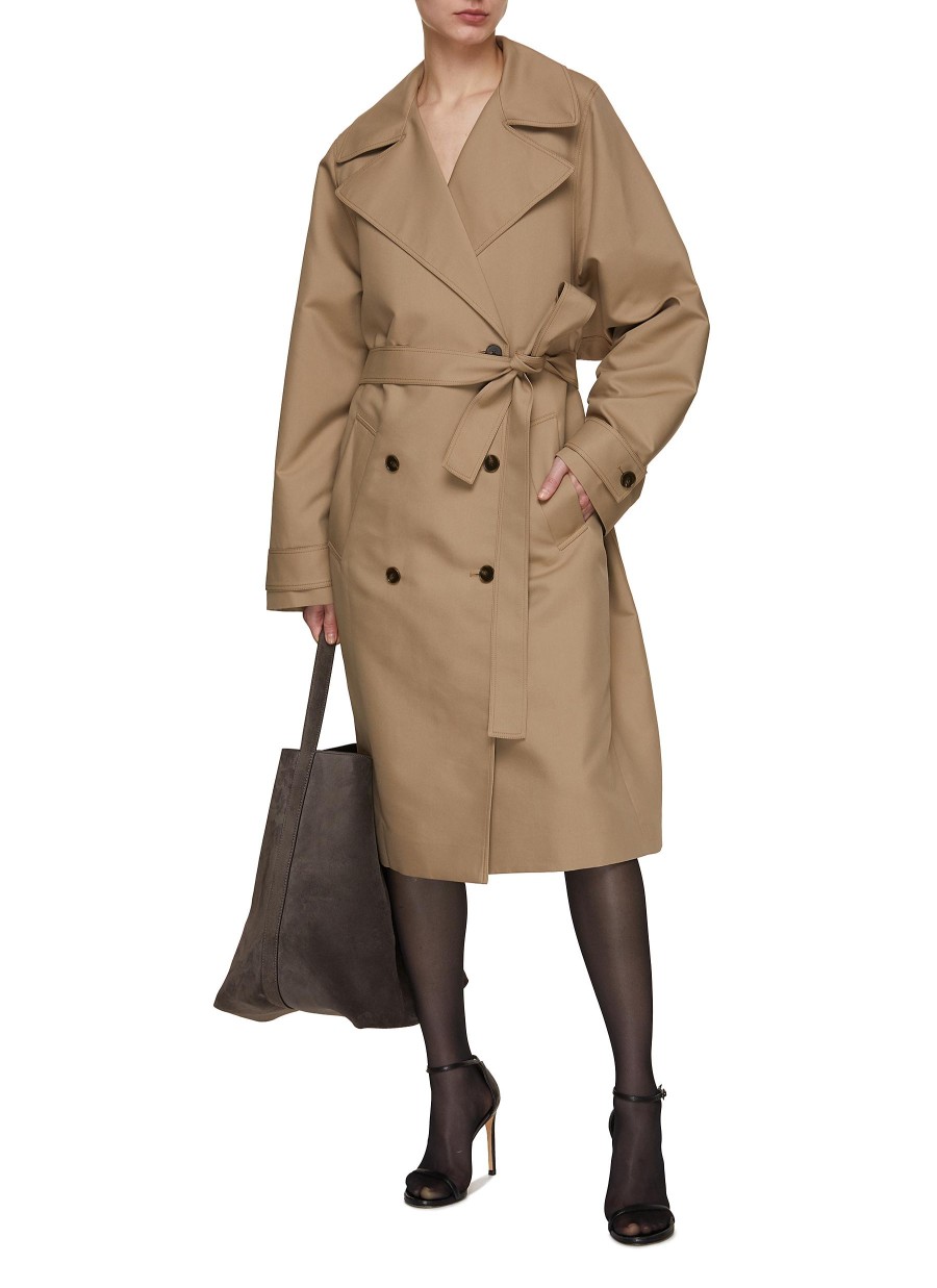 Women GIA STUDIOS Coats | Double Breasted Trench Coat