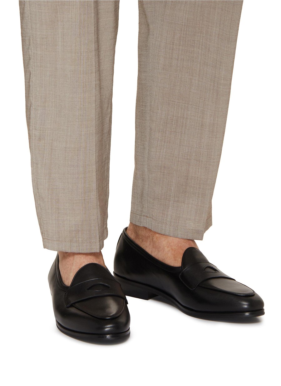 Men BAUDOIN & LANGE Flats | Sagan Ginkgo Ivy Loafers