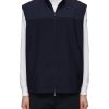 Men PAUL & SHARK Puffer | Loro Piana Silk Wool Padded Vest