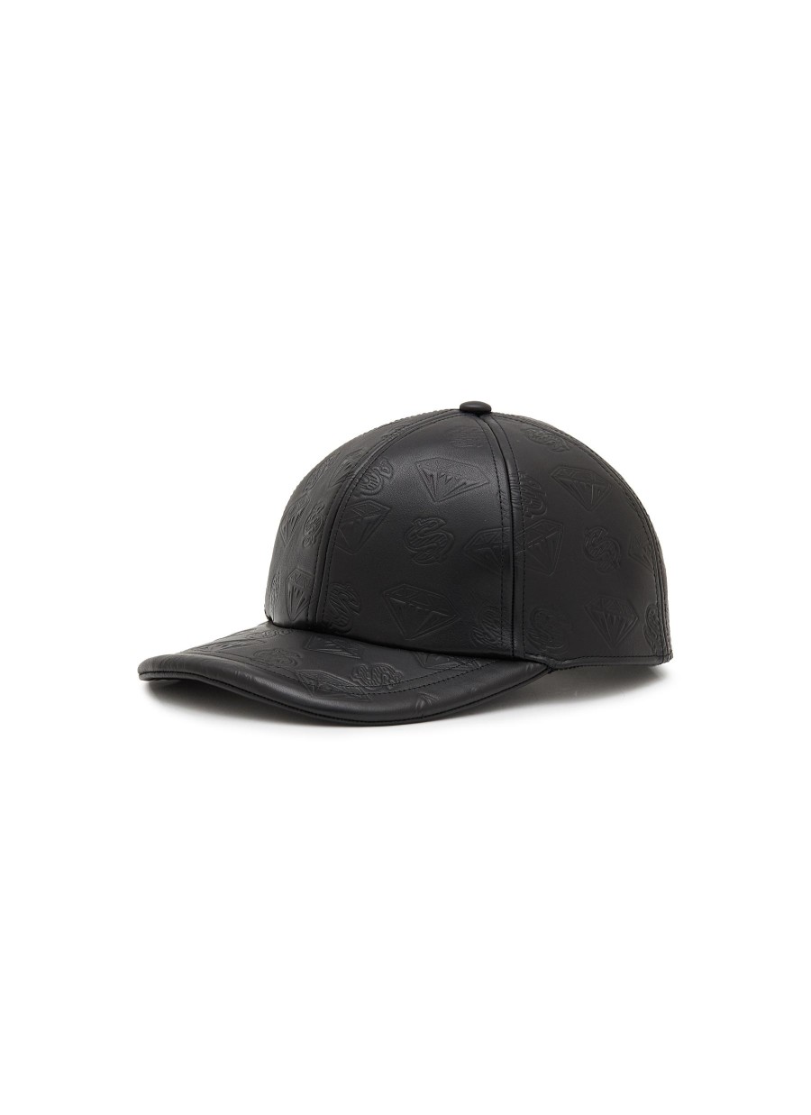 Men MONCLER Hats & Gloves | X Billionaire Boys Club Leather Baseball Cap