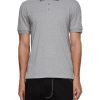 Men MONCLER Polos | Stripe Collar Detail Polo Shirt