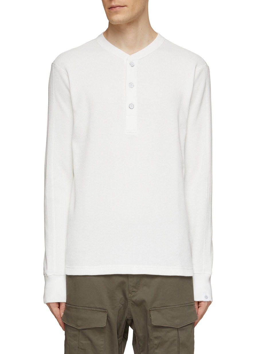 Men RAG & BONE T-Shirts | Waffle Henley T-Shirt