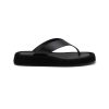 Women THE ROW Slides | Ginza Velvet Leather Sandals