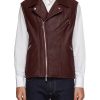 Men BRUNELLO CUCINELLI Jackets | Nappa Leather Biker Vest