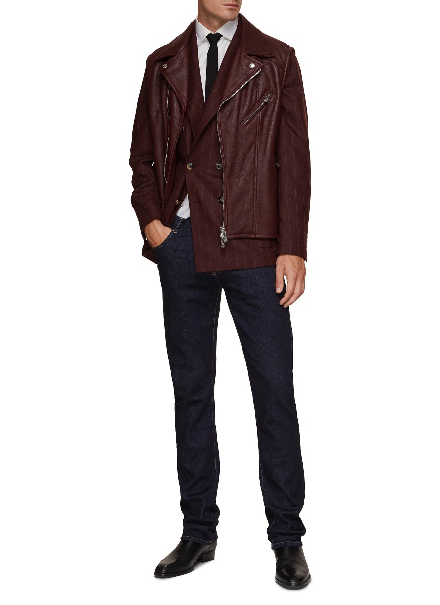 Men BRUNELLO CUCINELLI Jackets | Nappa Leather Biker Vest