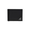 Men PRADA Small Leather Goods | Enamelled Logo Saffiano Leather Money Clip Bi-Fold Wallet