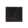 Men LOEWE Small Leather Goods | Puzzle' Contrast Stitching Leather Bifold Wallet