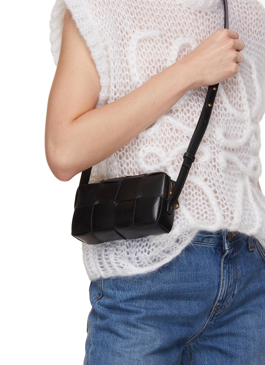 Women BOTTEGA VENETA Crossbody | Intrecciato Leather Phone Pouch