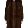 Men YVES SALOMON Coats | Reversible Mink Long Bomber Jacket