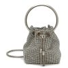 Women JIMMY CHOO Clutch Bags | Micro Bon Bon Crystal Handle Studs Bucket Bag