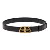 Men BALENCIAGA Belts | Ll Logo Leather Belt