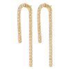 Women DEMARSON Fashion Jewellery | Celeste Faux Pearl Crystal Pave Earrings