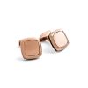 Men TATEOSSIAN Cufflinks | 2 Micron Rose Gold Plated Sterling Silver Signature Classic Square Cufflinks