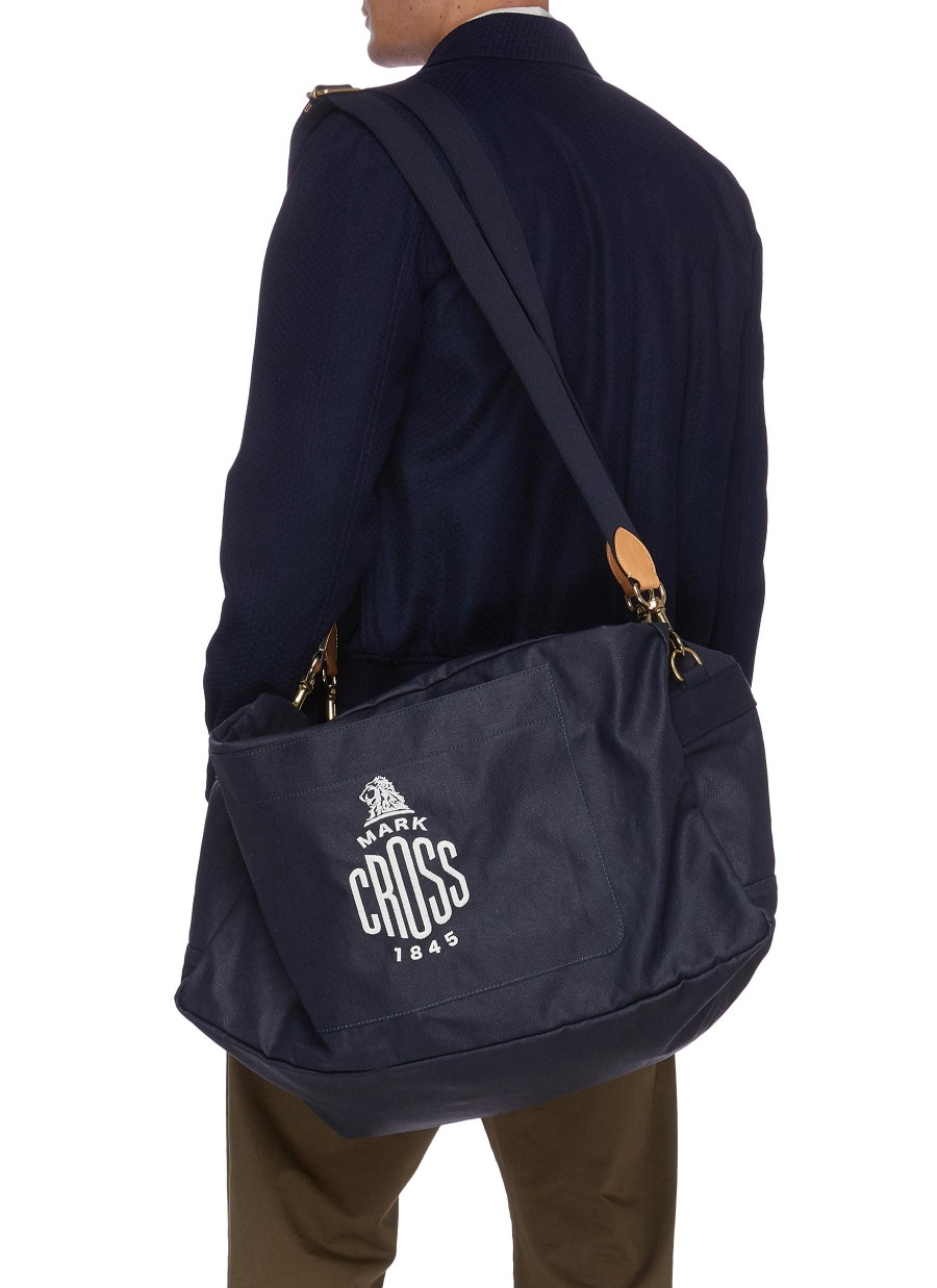 Men MARK CROSS Travel Bags | Weatherbird' Logo Canvas Duffle Bag