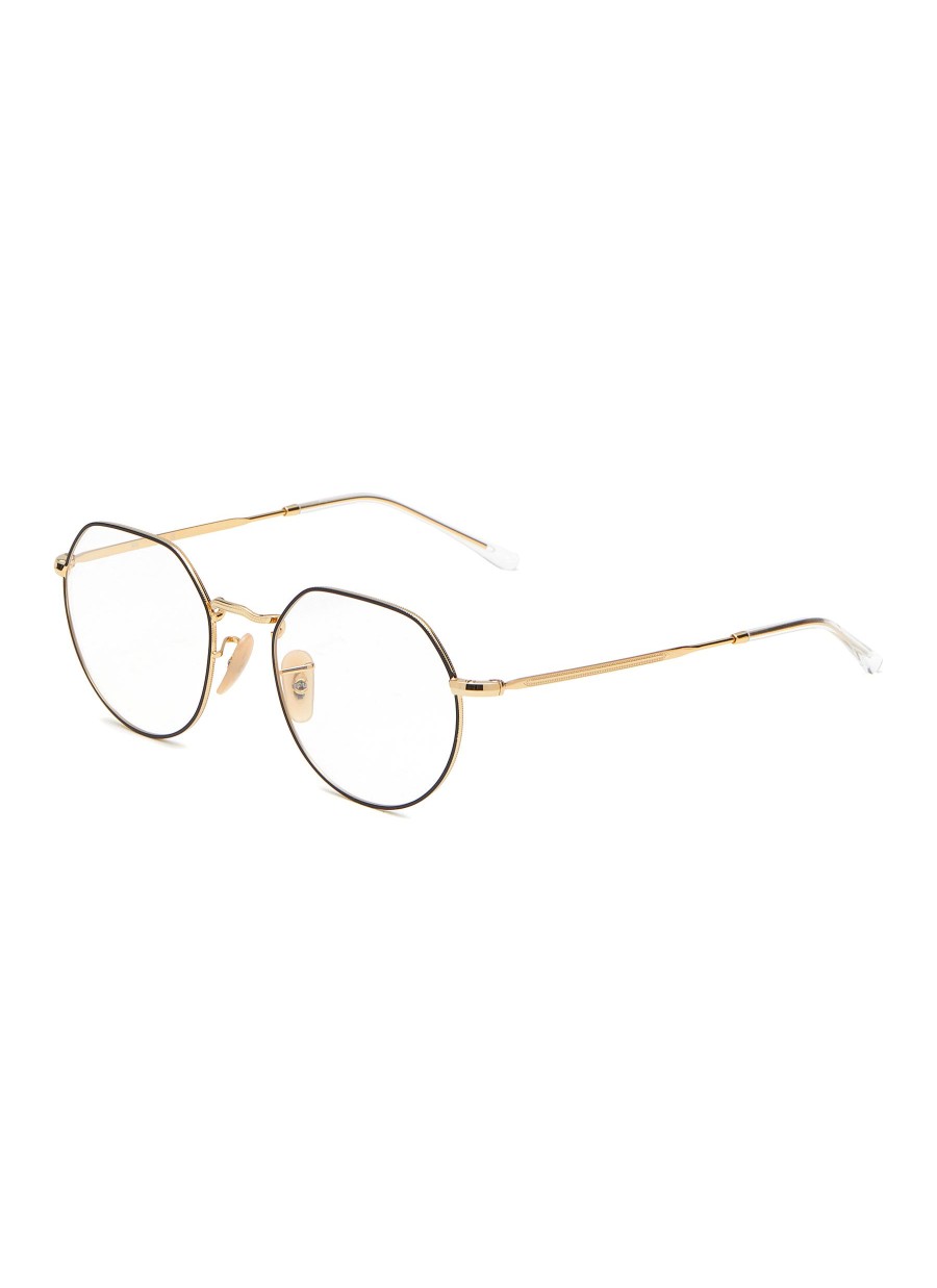 Women RAY BAN Eyewear | Metal Irregular Optical Glasses