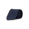 Men STEFANOBIGI MILANO Ties | Micro Floral Embroidered Silk Tie