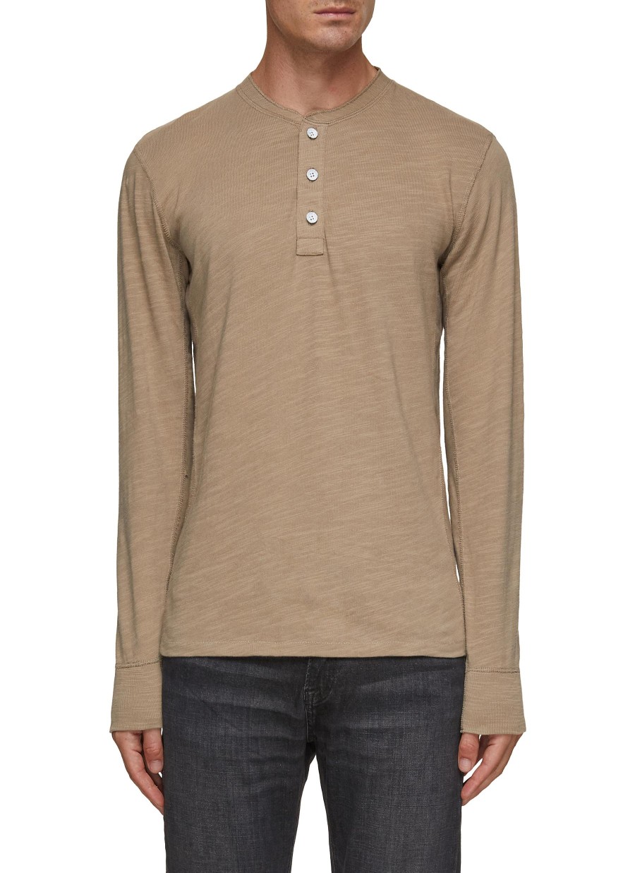 Men RAG & BONE T-Shirts | Classic Henley Shirt