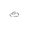 Women LC COLLECTION JEWELLERY Fine Jewellery | 18K White Gold Diamond Ring — Size Us 7