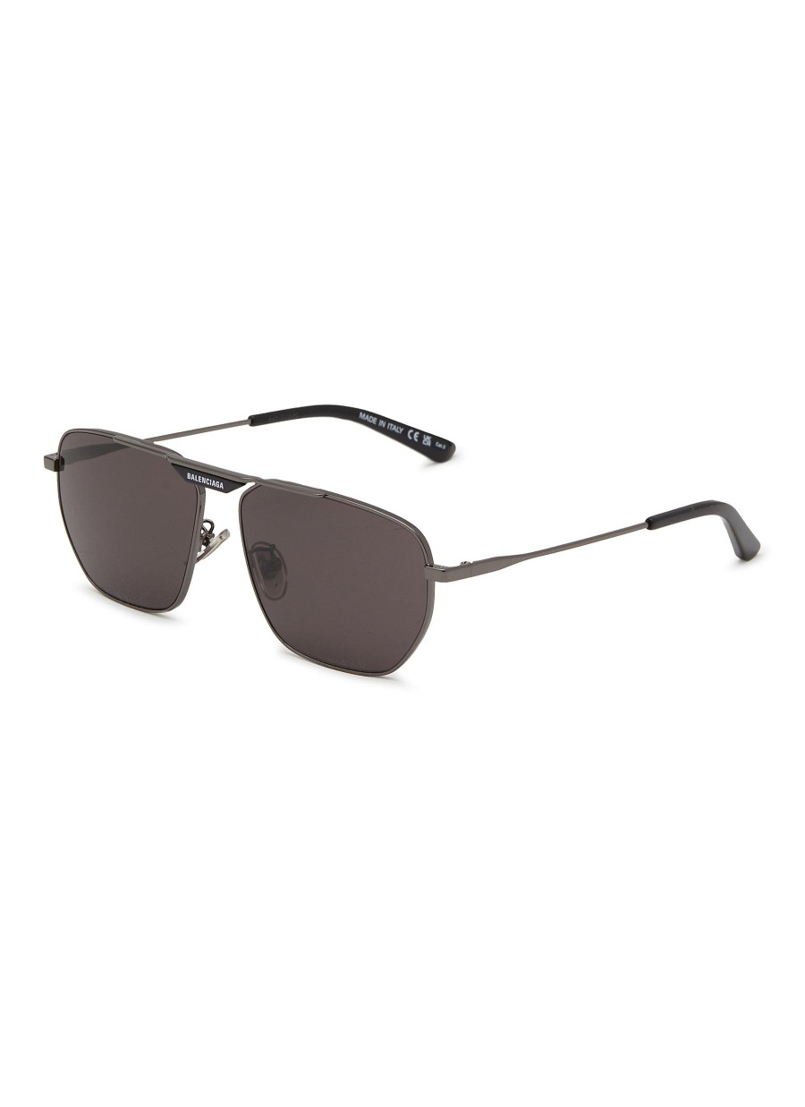 Women BALENCIAGA Eyewear | Metal Navigator Sunglasses