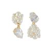 Women COMPLETEDWORKS Fashion Jewellery | Freshwater Pearl Cubic Zirconia 14Ct Gold Plated Vermeil Earrings