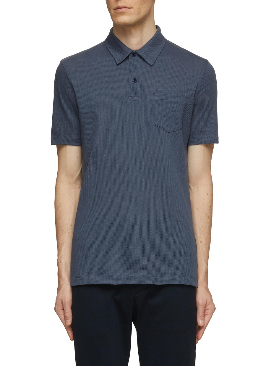 Men SUNSPEL Polos | Riviera Cotton Polo Shirt