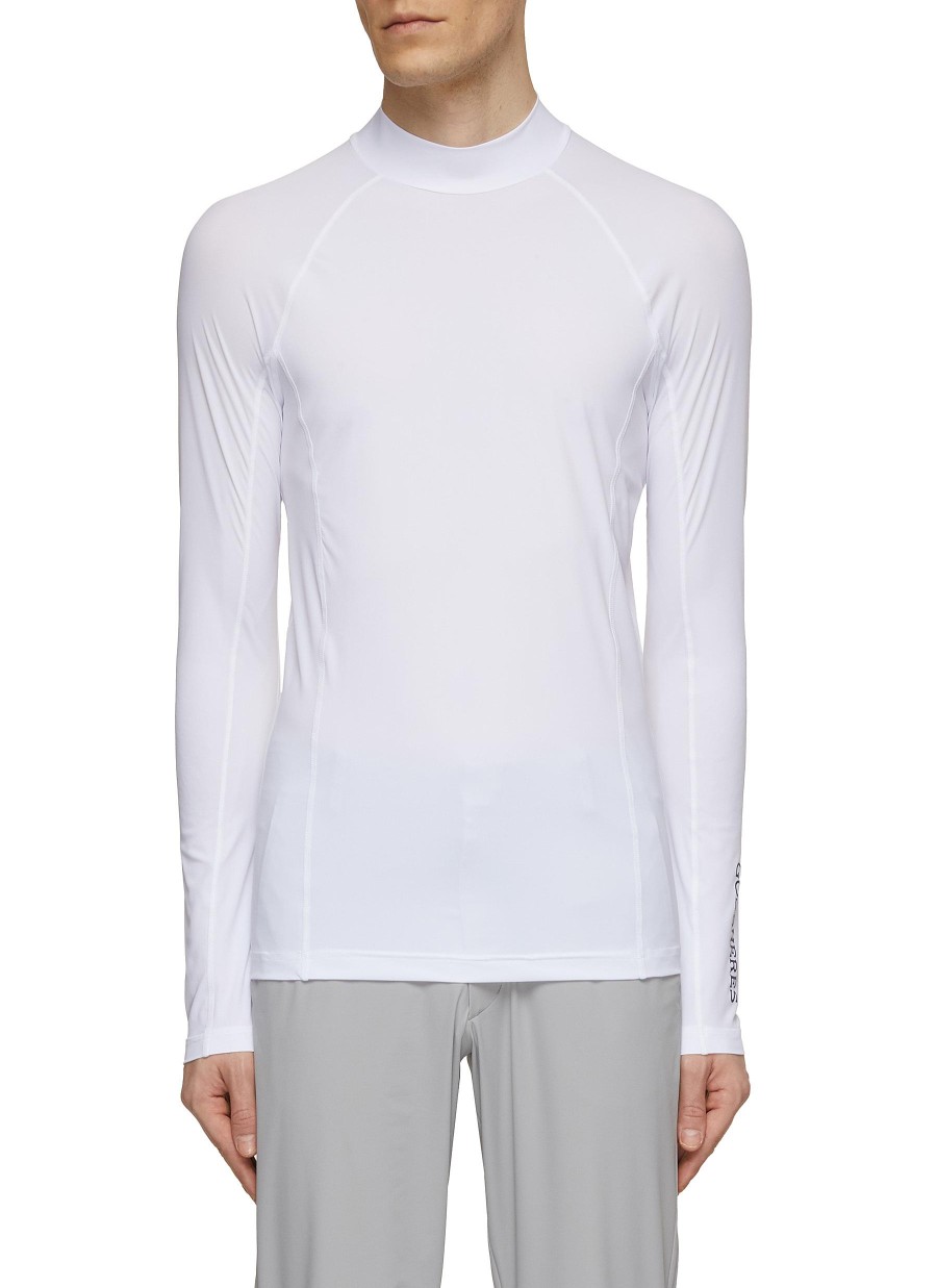 Men GOSPHERES T-Shirts | Mock Neck Technical Base Layer